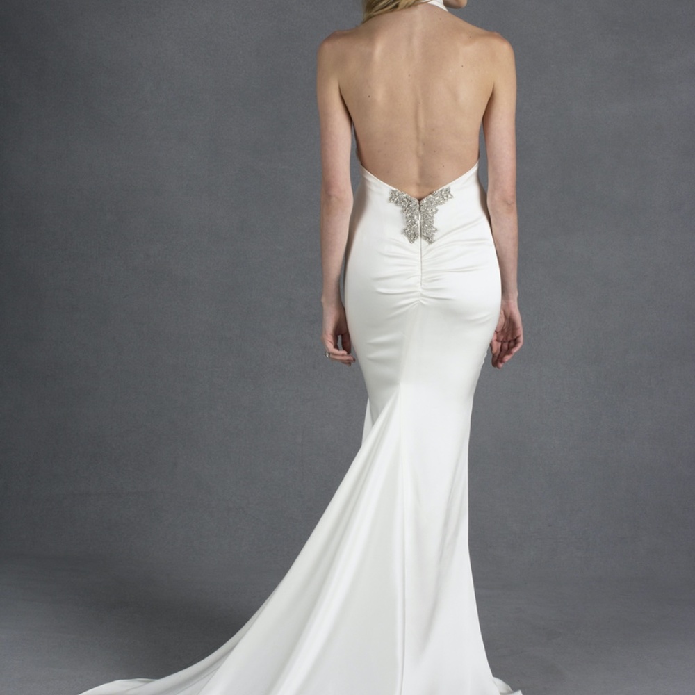 NICOLE MILLER FJ0020 WEDDING DRESS SZ 4 $1200